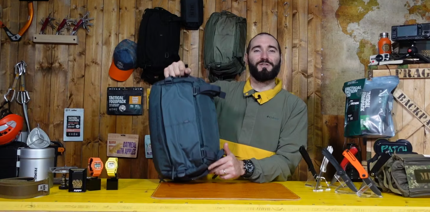 video dove paolo di backpacco spiega il lv10 sling pack di 5.11
