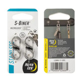 NITE IZE | S - BINER MICROLOCK - Moschettone portachiavi - BackPacco - BP-NITEIZE-LSBM-11-2R3