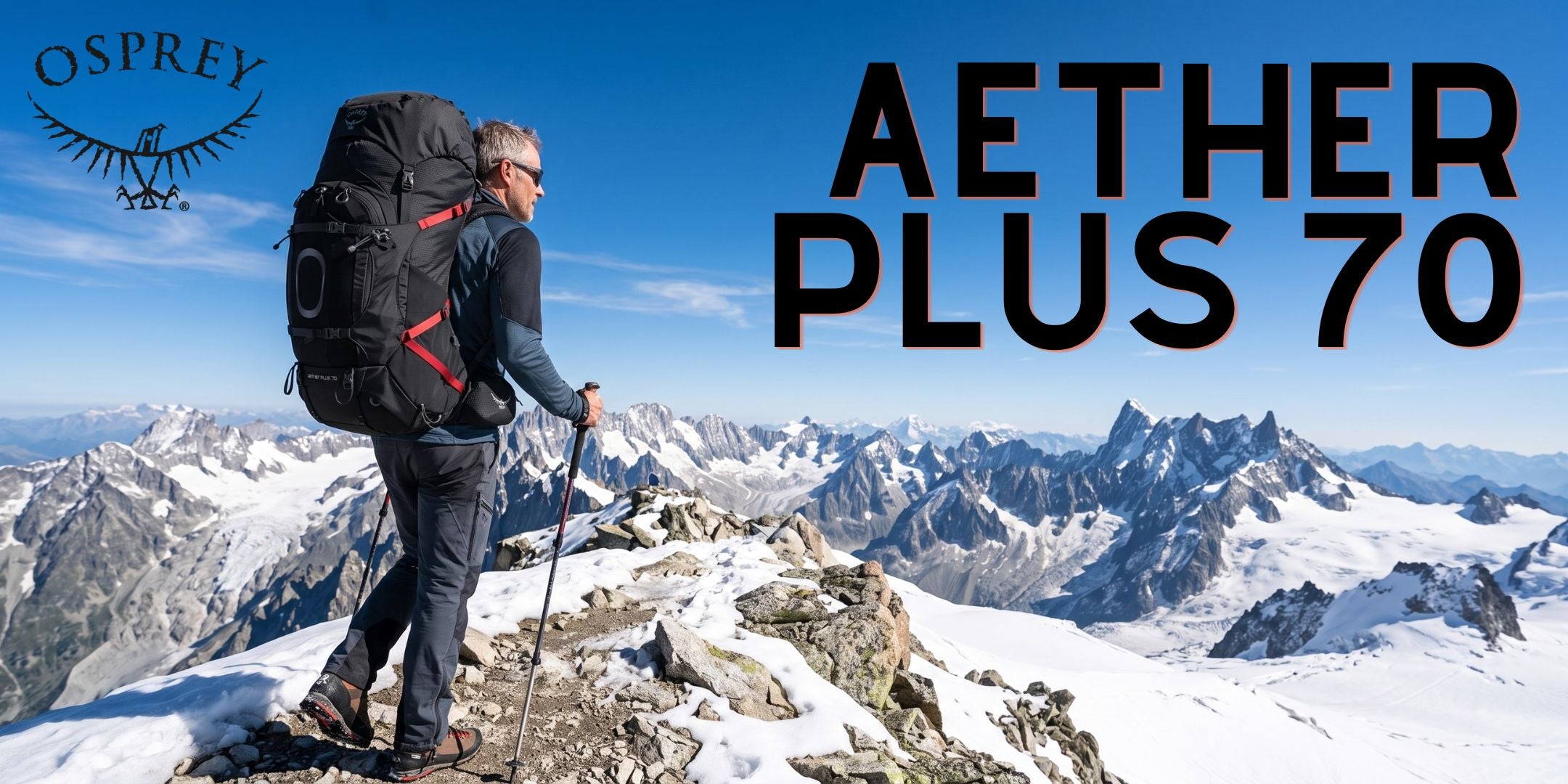 OSPREY | AETHER PLUS 70 - Zaino uomo da 70 Litri