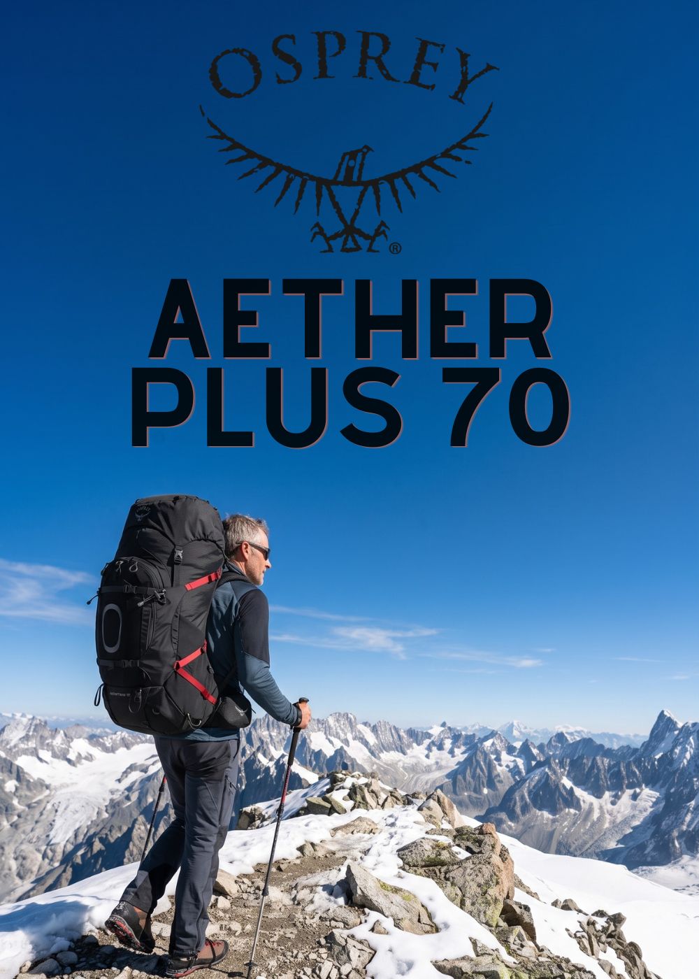 OSPREY | AETHER PLUS 70 - Zaino uomo da 70 Litri