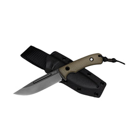 TRC | SOUTH POLE DLC - Coltello a lama fissa - BackPacco - BP-TRC-SOUTHPOLE-G10-GREEN