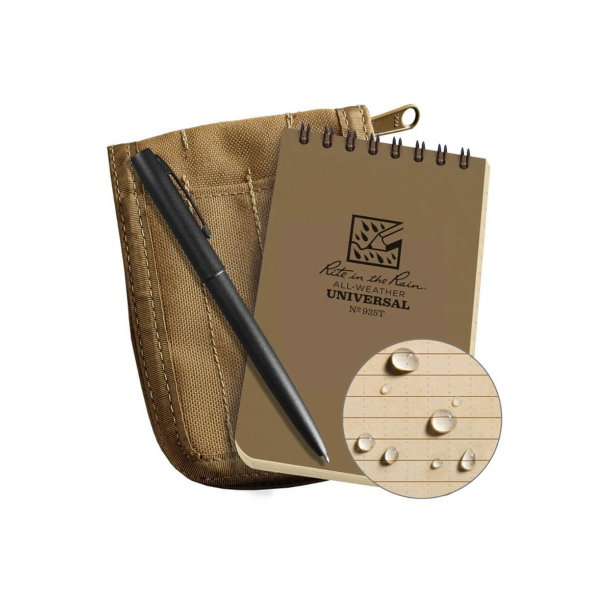 RITE IN THE RAIN | 3X5 KIT 935T-KIT - Block notes impermeabile, penna e custodia