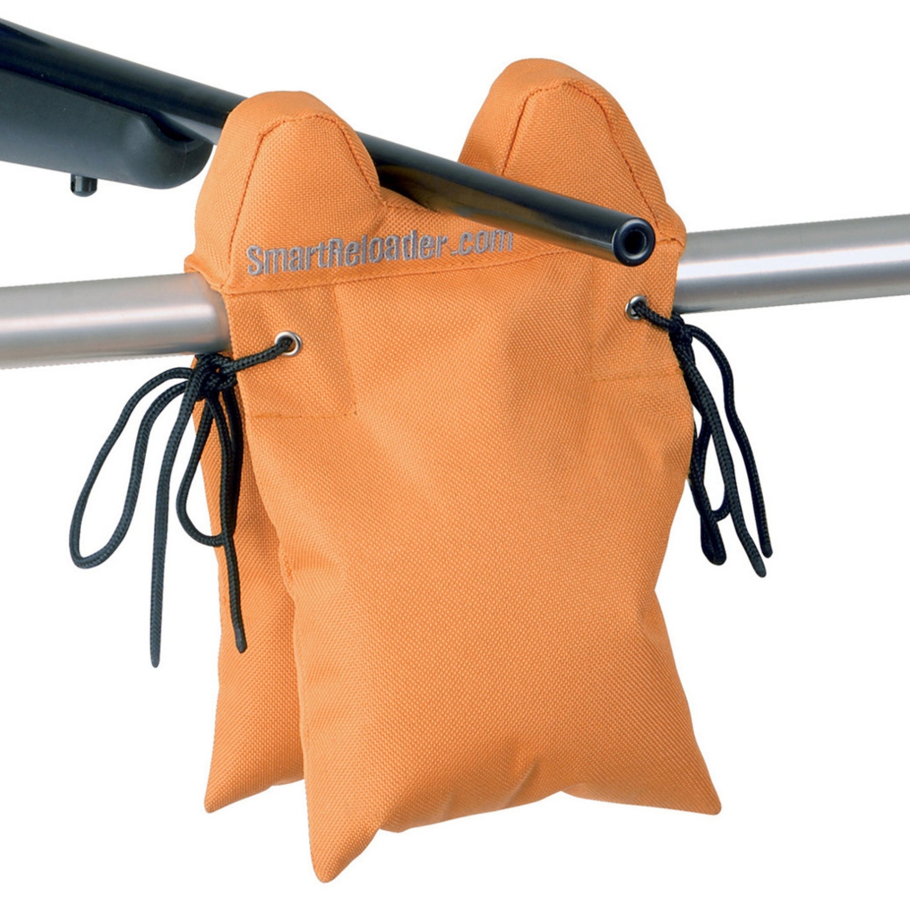 SMARTRELOADER SR202 Sacca rest da tiro a forma di U fornita vuota con lacci di fissaggio per appoggio canna fucile su barra orizzontale. Supporto stabile per postazione da altana e caccia.