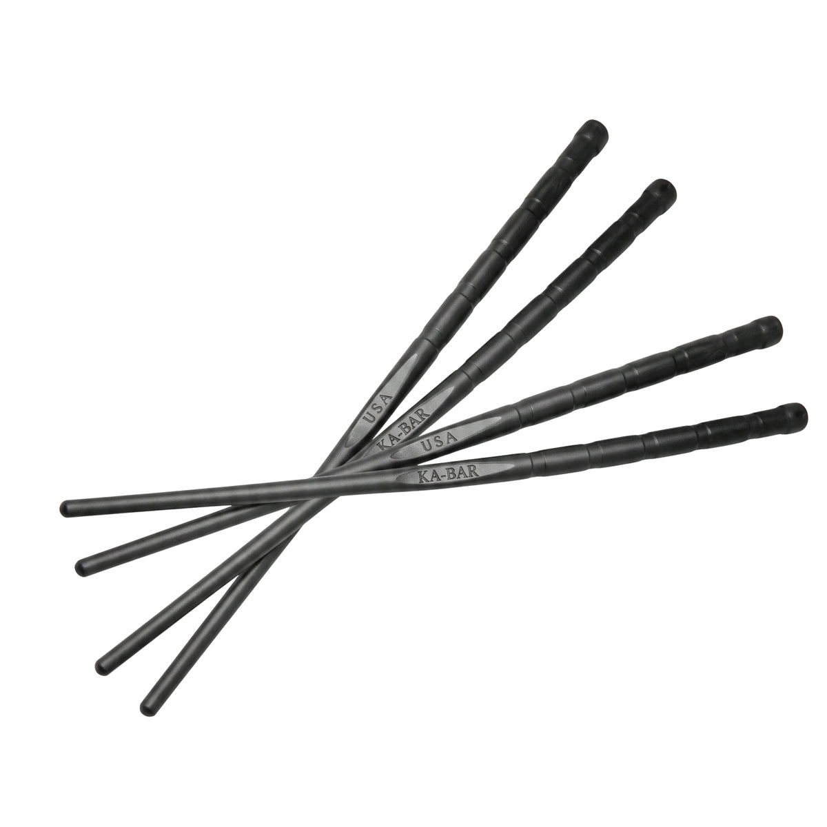 KA-BAR Chopsticks 9919 set di 4 bacchette in polimero Grilamid alimentare ad alta resistenza 24 cm lavabili in lavastoviglie per campeggio outdoor e uso quotidiano