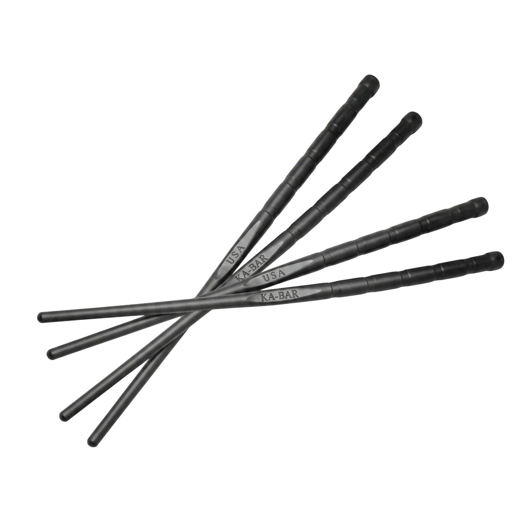 KA-BAR Chopsticks 9919 set di 4 bacchette in polimero Grilamid alimentare ad alta resistenza 24 cm lavabili in lavastoviglie per campeggio outdoor e uso quotidiano