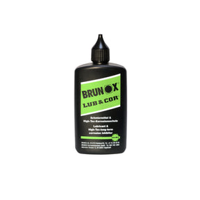 Brunox Lub & Cor Bulk, lubrificante e protettivo anticorrosione ad alta tecnologia, privo di siliconi e PTFE, formulato per manutenzione armi, coltelleria e attrezzatura outdoor professionale.