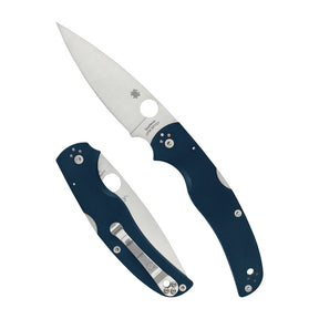 Spyderco Native 5 G-10 coltello chiudibile compatto EDC con lama a filo piano, foro Spyderco Round Hole, blocco posteriore back lock e guancette in G-10 testurizzato con clip a quattro posizioni, ideale per porto quotidiano, escursionismo e collezionismo.
