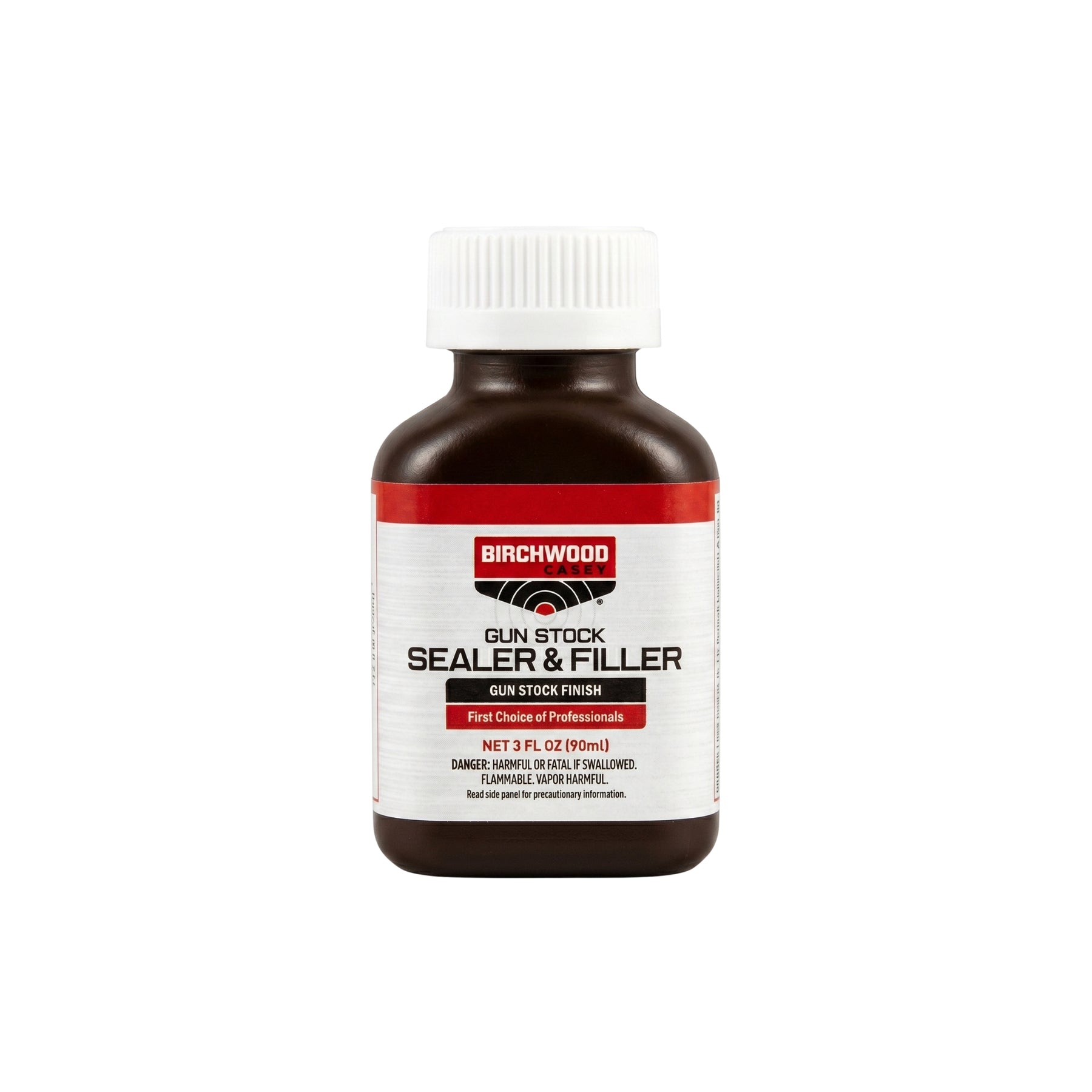 Birchwood Casey Gun Stock Sealer & Filler Riempitivo e sigillante per calci di fucile in legno flacone da 90ml per manutenzione restauro e finitura professionale delle armi da caccia e tiro sportivo