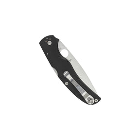 Spyderco Native 5 G-10 coltello chiudibile compatto EDC con lama a filo piano, foro Spyderco Round Hole, blocco posteriore back lock e guancette in G-10 testurizzato con clip a quattro posizioni, ideale per porto quotidiano, escursionismo e collezionismo.