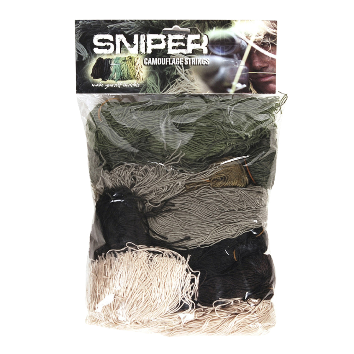 Fosco Ind. Sniper Camouflage Strings strisce di tessuto mimetico per occultamento tattico e creazione ghillie suit 