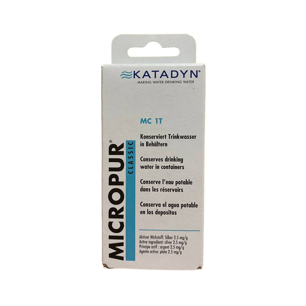 KATADYN | MICROPUR CLASSIC MC 1T - Compresse potabilizzanti