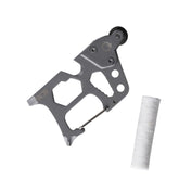 BCB Spark Mate Multitool 13 in 1 tascabile con rotellina accendifuoco, chiavi esagonali, cacciavite, tagliacorde, moschettone e rotolo di esca in cotone. Strumento di sopravvivenza compatto essenziale per kit outdoor e campeggio.