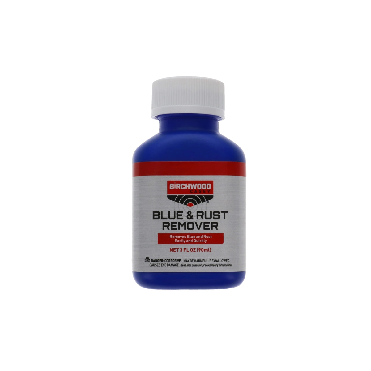 Birchwood Casey Blue & Rust Remover flacone da 90 ml liquido per la rimozione rapida ed efficace di ruggine e vecchia brunitura da parti metalliche ideale per manutenzione e restauro armi