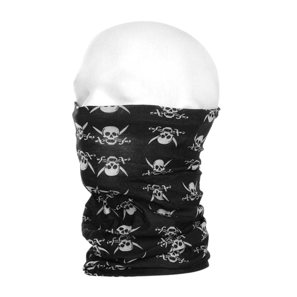 101 INC | COOLMAX TACTICAL WRAP WITH SKULL WHITE - Scaldacollo
