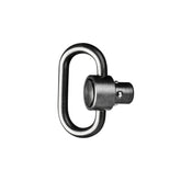 FAB Defense SLS Supporto cinghia QD con anello ovale in acciaio brunito e sistema di sgancio rapido a pulsante con cuscinetti a sfera per attacchi tattici compatibili.