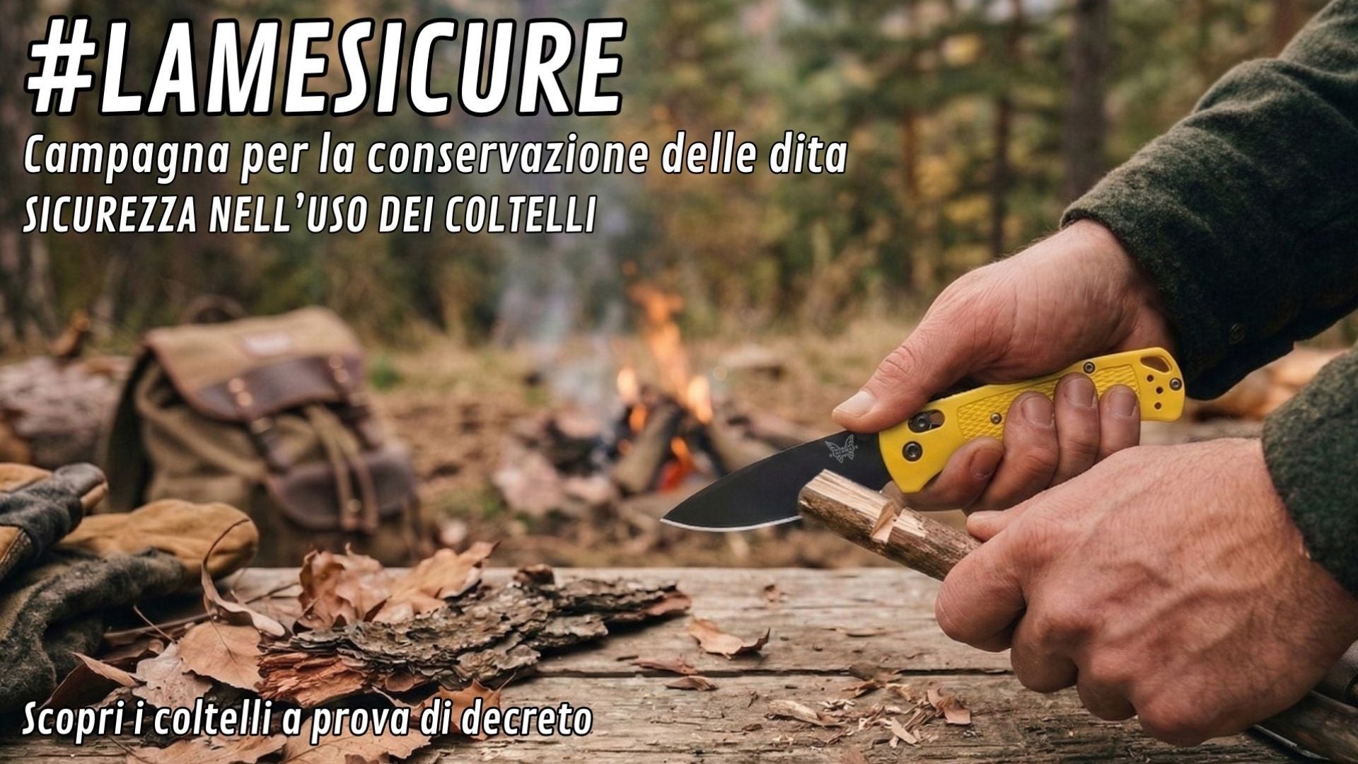 Backpacco Paolo Video informativo su YouTube relativo al nuovo Decreto Sicurezza di Marzo 2026 e norme sul porto di coltelli EDC in Italia Campagna Conservazione delle Dita
Sulla base delle nuove restrizioni introdotte a marzo 2026