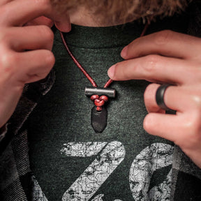 WAZOO | BUSHCRAFT NECKLACE - Collana con acciarino