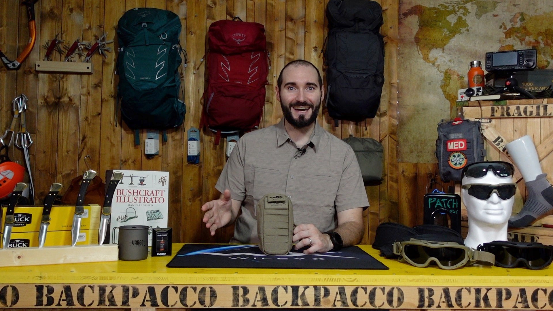 Paolo di backpacco spiega la WILEYX | WX Tactical Eyewear Pouch