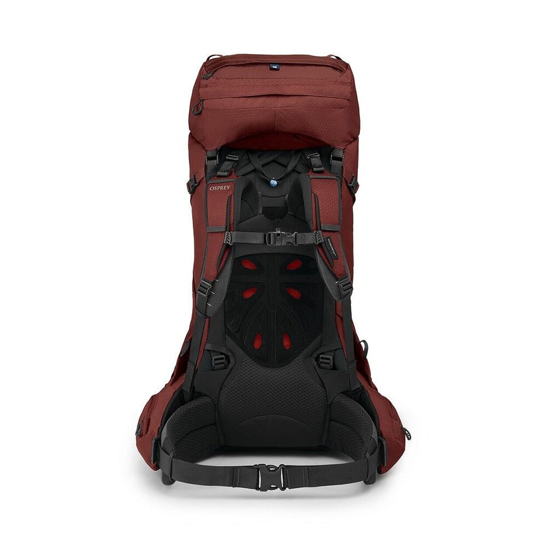Osprey Aether 65 zaino da trekking ed escursionismo uomo da 65 litri con schienale AirScape regolabile, cinghie di compressione, tasche frontali e attacchi per bastoncini vista laterale per outdoor su Backpacco