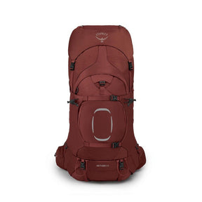 Osprey Aether 65 zaino da trekking ed escursionismo uomo da 65 litri con schienale AirScape regolabile, cinghie di compressione, tasche frontali e attacchi per bastoncini vista laterale per outdoor su Backpacco