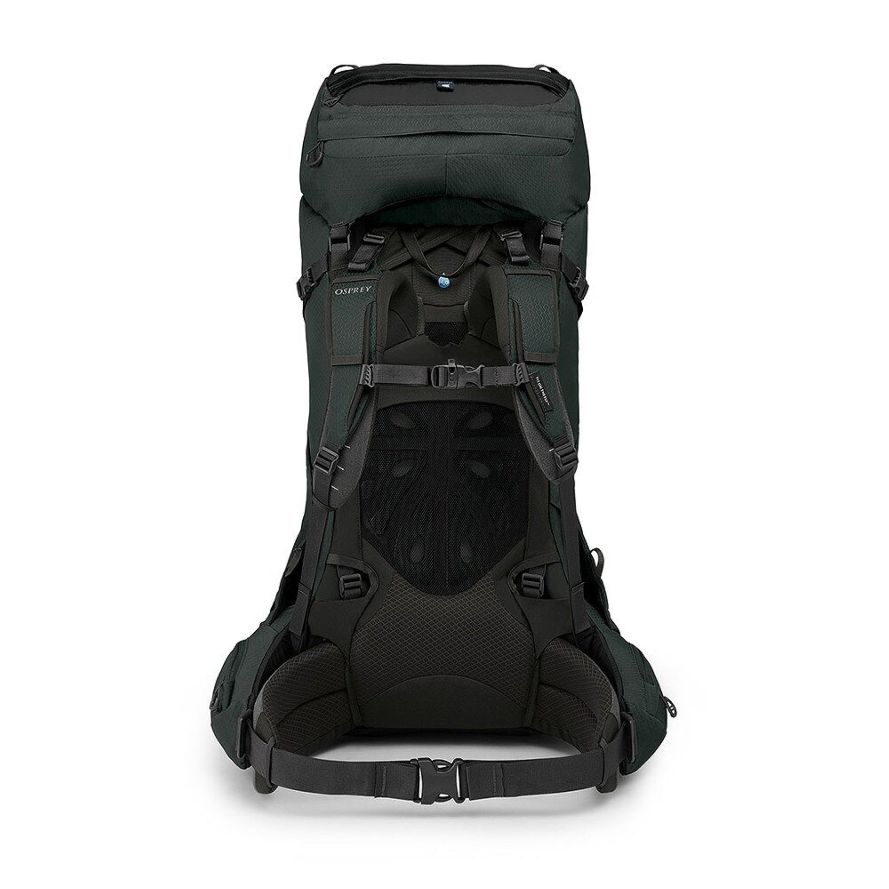 Osprey Aether 65 zaino da trekking ed escursionismo uomo da 65 litri con schienale AirScape regolabile, cinghie di compressione, tasche frontali e attacchi per bastoncini vista laterale per outdoor su Backpacco