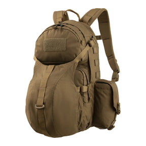 Zaino tattico Helikon-Tex Ambush Backpack in Cordura 500D da 22,8 litri con beavertail, spallacci a sgancio rapido e scomparto per sacca idrica, vista laterale