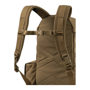 Zaino tattico Helikon-Tex Ambush Backpack in Cordura 500D da 22,8 litri con beavertail, spallacci a sgancio rapido e scomparto per sacca idrica, vista posteriore
