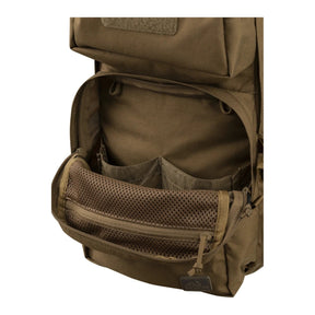 Zaino tattico Helikon-Tex Ambush Backpack in Cordura 500D da 22,8 litri con beavertail, spallacci a sgancio rapido e scomparto per sacca idrica, tasca frontale inferiore