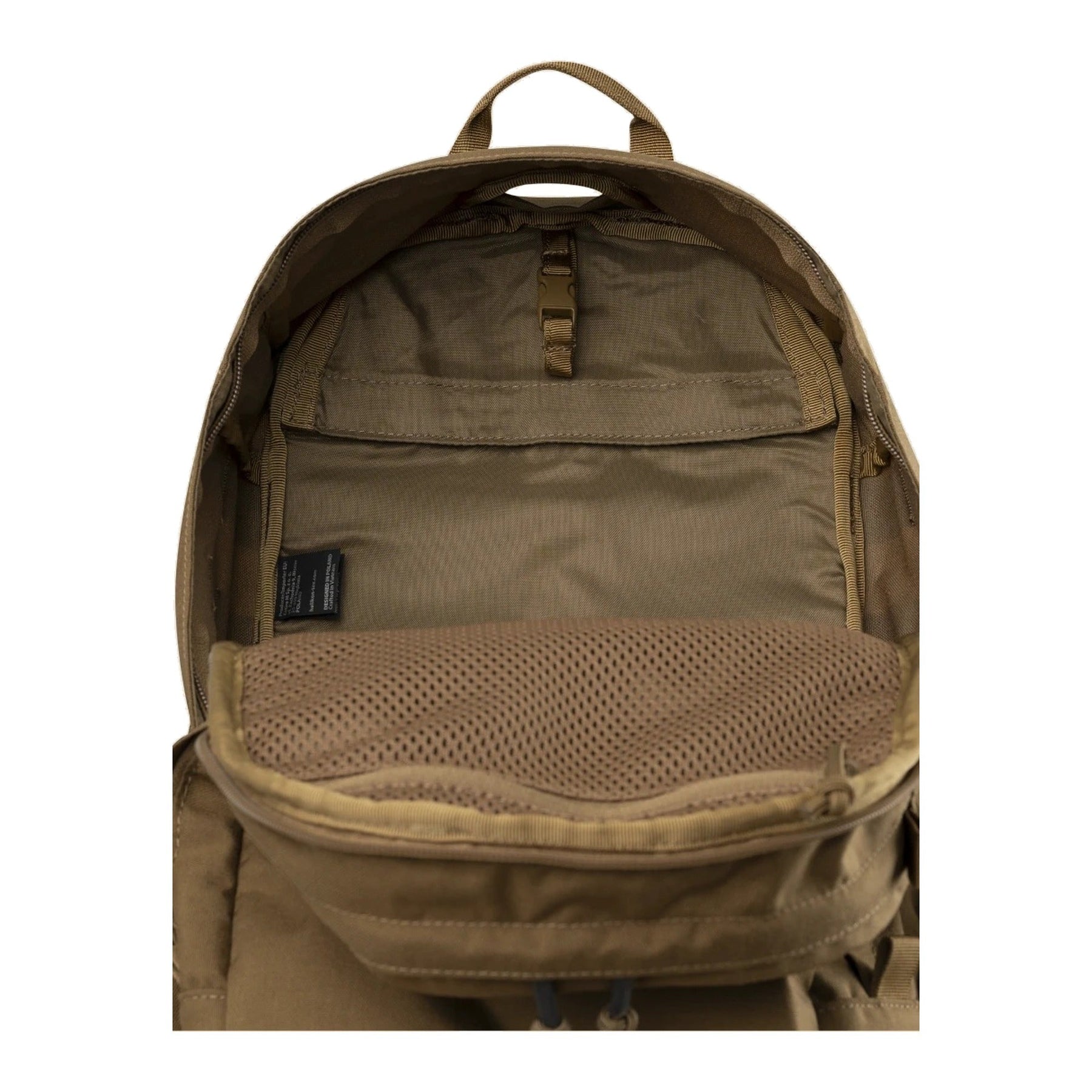 Zaino tattico Helikon-Tex Ambush Backpack in Cordura 500D da 22,8 litri con beavertail, spallacci a sgancio rapido e scomparto per sacca idrica, alloggiamento sacca idrica