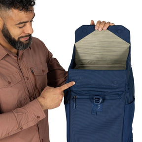 Zaino da città Osprey Aoede Syncpack da 20 litri, design moderno per il trasporto di laptop e per uso quotidiano, con chiusura a patta e fibbia di sicurezza