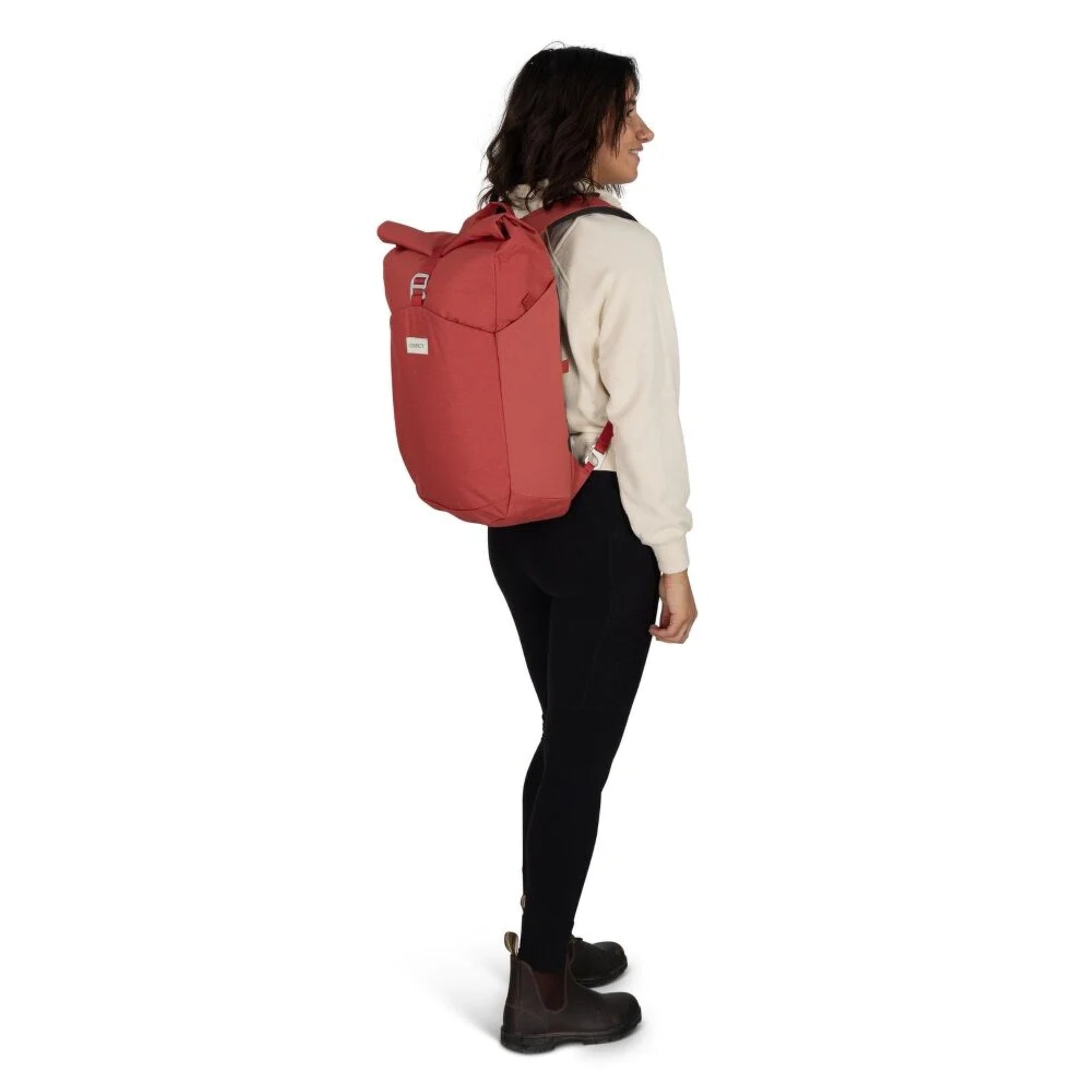 Zaino da città Osprey Arcane Roll Top Pack da 24 litri, design elegante con chiusura roll-top e fibbia in metallo, ideale per uso urbano e laptop