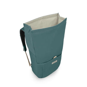 Zaino da città Osprey Arcane Roll Top Pack da 24 litri, design elegante con chiusura roll-top e fibbia in metallo, ideale per uso urbano e laptop