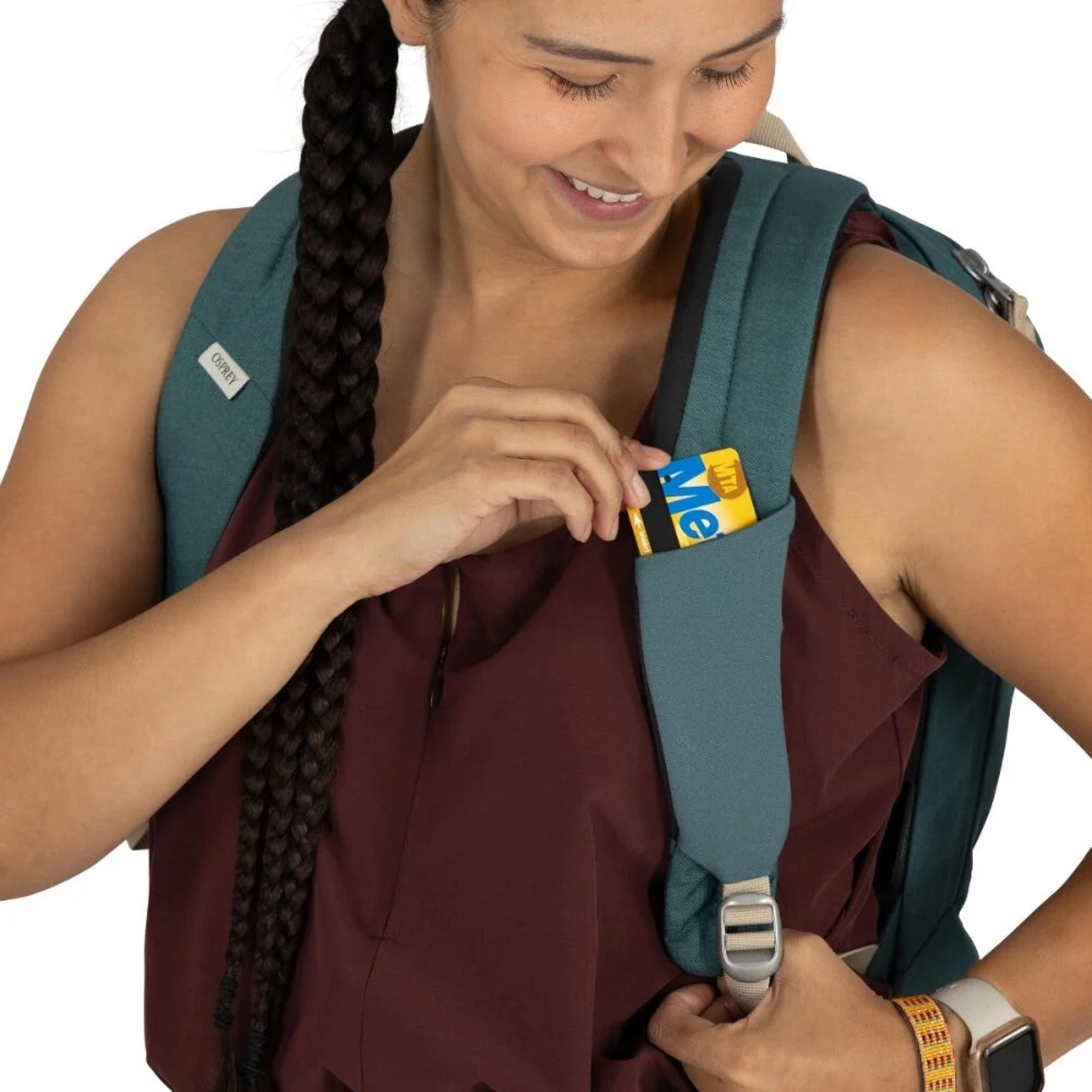 Zaino da giorno compatto Osprey Arcane Small Day da 12 litri, design urbano e minimalista, ideale per il trasporto leggero quotidiano (EDC) o come borsa di riserva