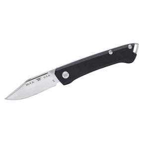Buck 250 SAUNTER Micarta nera, clip
