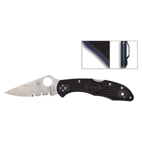 SPYDERCO | DELICA 4 LIGHTWEIGHT - Coltello chiudibile EDC - BackPacco - BP-SPYDERCO-C11FPSBKBL