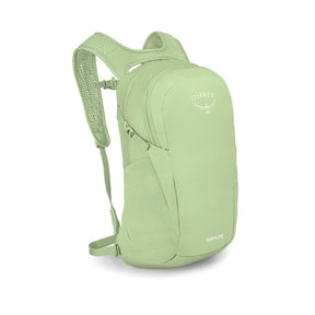 Osprey Daylite zaino compatto multiuso da 13 litri con spallacci in rete traspirante, scomparto principale con zip, tasche laterali in rete e cinghia sternale vista laterale per outdoor ed uso quotidiano su Backpacco