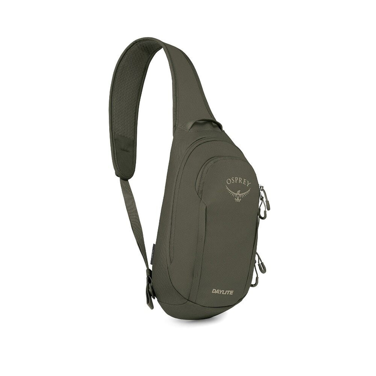 Osprey Daylite Sling zaino monospalla compatto da 6 litri con tracolla singola ergonomica in rete traspirante, scomparto principale e tasca frontale con zip per escursionismo, viaggi ed everyday carry