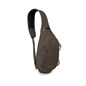 Osprey Daylite Driftshade Sling zaino monospalla compatto da 5 litri in tessuto testurizzato con tracolla singola imbottita in rete traspirante, scomparto principale e tasca frontale con zip per viaggi, tempo libero ed everyday carry
