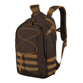 Helikon-Tex EDC Backpack zaino compatto da 24 litri in Cordura con passanti MOLLE PALS, cordino elastico frontale e pannello a strappo, ideale per porto quotidiano, escursionismo e outdoor.