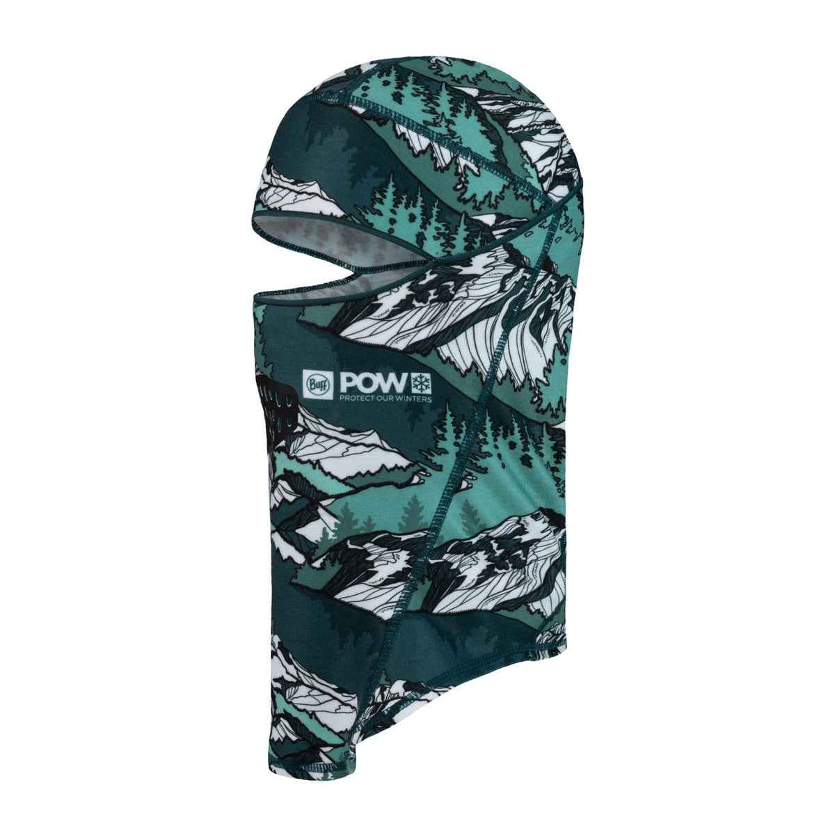 BUFF | THERMONET BALACLAVA - POW LAU GREEN - Scaldacollo