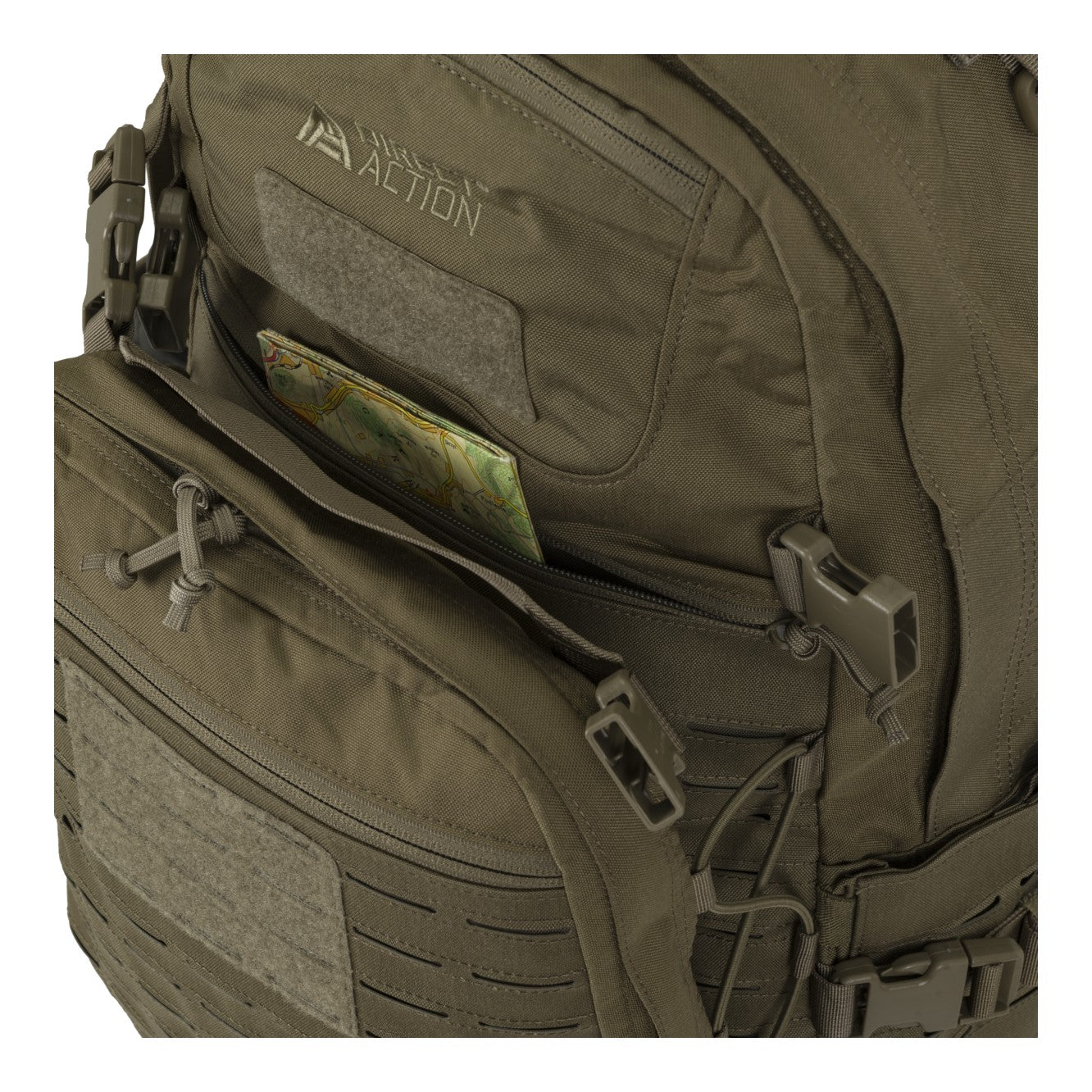 Zaino tattico Direct Action Ghost Mk II da 33 litri in Cordura 500D, con tasca organizer staccabile e cintura MOLLE removibile - vista 5