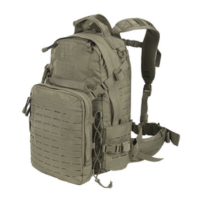 Zaino tattico Direct Action Ghost Mk II da 33 litri in Cordura 500D, con tasca organizer staccabile e cintura MOLLE removibile - colore Adaptive Green