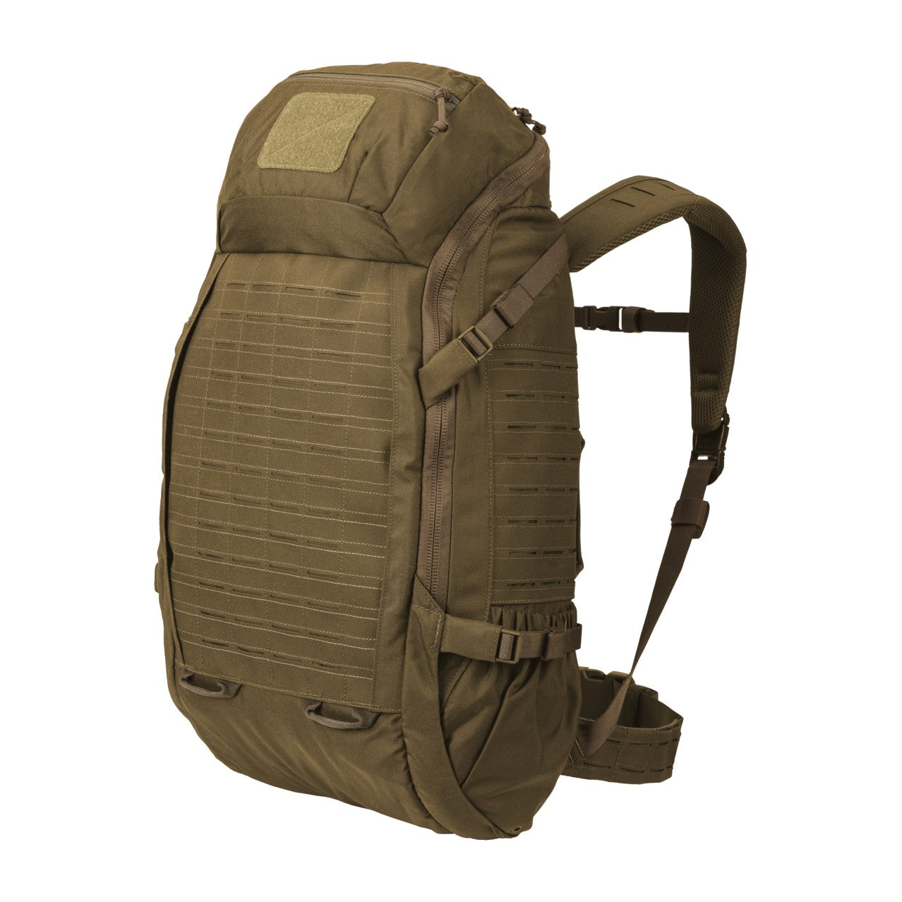 Zaino da pattuglia Direct Action Halifax Medium da 32 litri in Cordura 500D, configurabile e MOLLE laser-cut - colore Coyote Brown