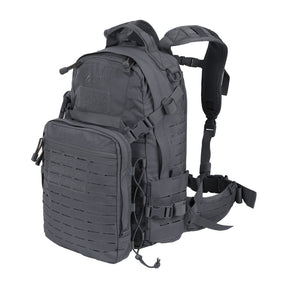 Zaino tattico Direct Action Ghost Mk II da 33 litri in Cordura 500D, con tasca organizer staccabile e cintura MOLLE removibile - colore Shadow Grey