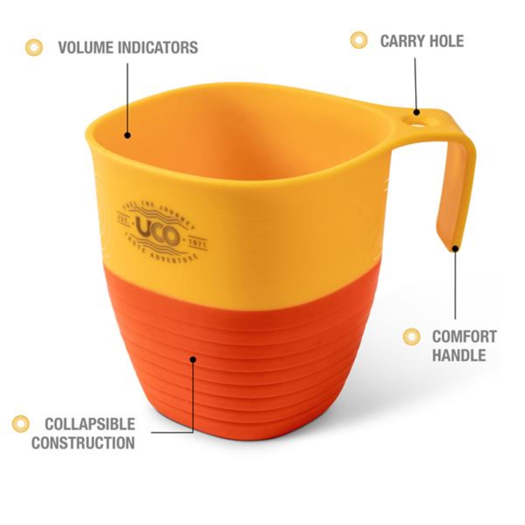 UCO | COLLAPSIBLE CAMP CUP -  Tazza pieghevole