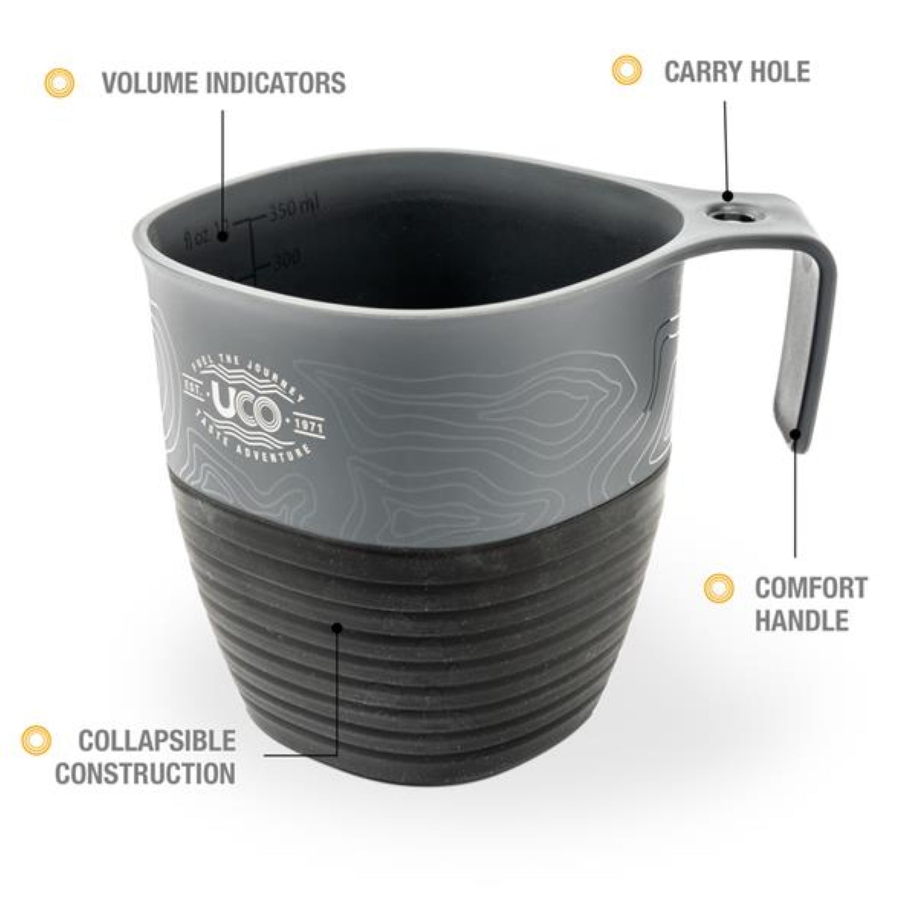 UCO | COLLAPSIBLE CAMP CUP -  Tazza pieghevole