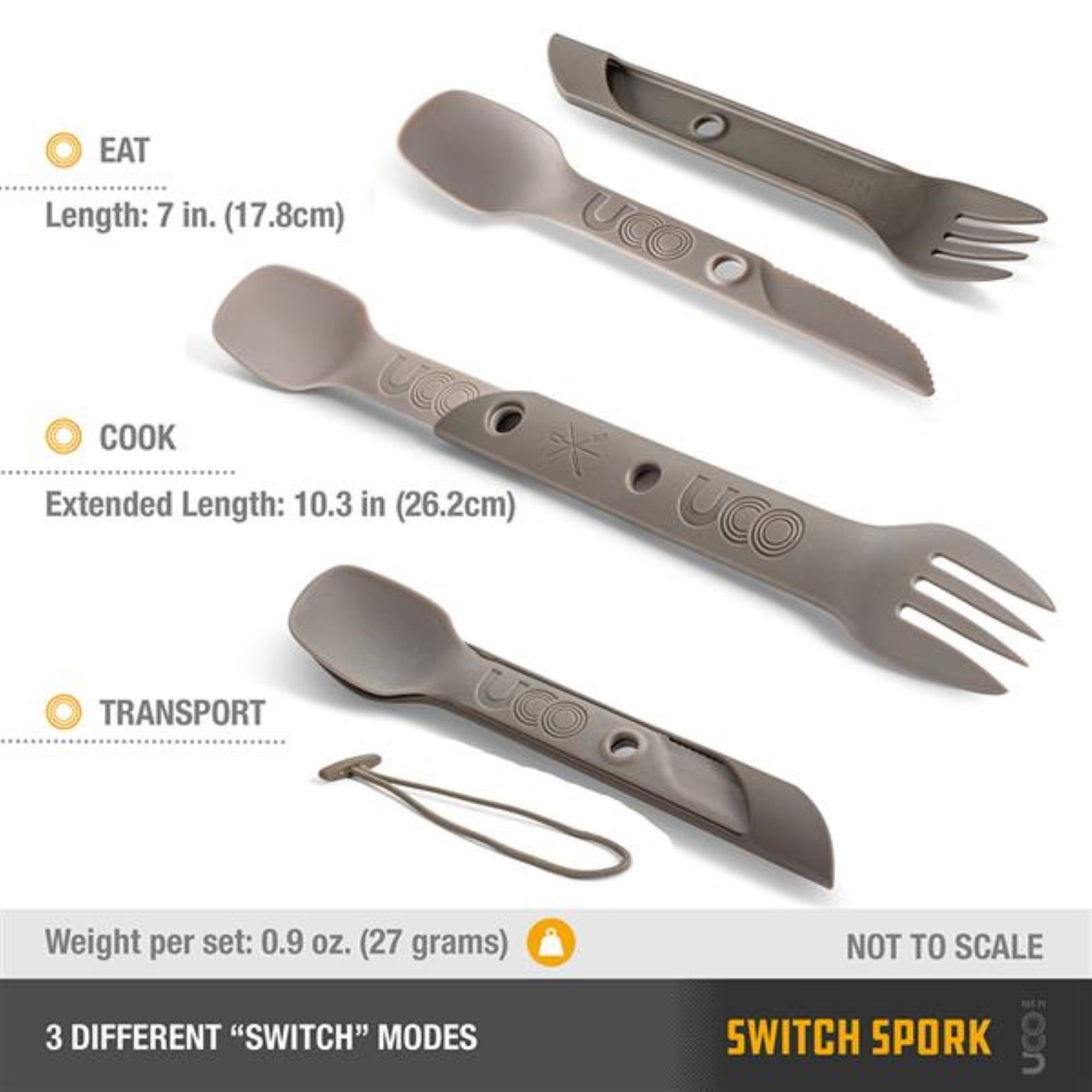 UCO | SWITCH SPORK -  Posate da campeggio