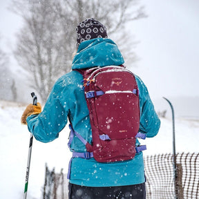 Zaino da sci e snowboard Osprey Glade 12 da 12 litri, zaino idratazione compatto e a basso profilo per attività invernali, con spallacci a contatto e cinghie regolabili, per l'attrezzatura da neve