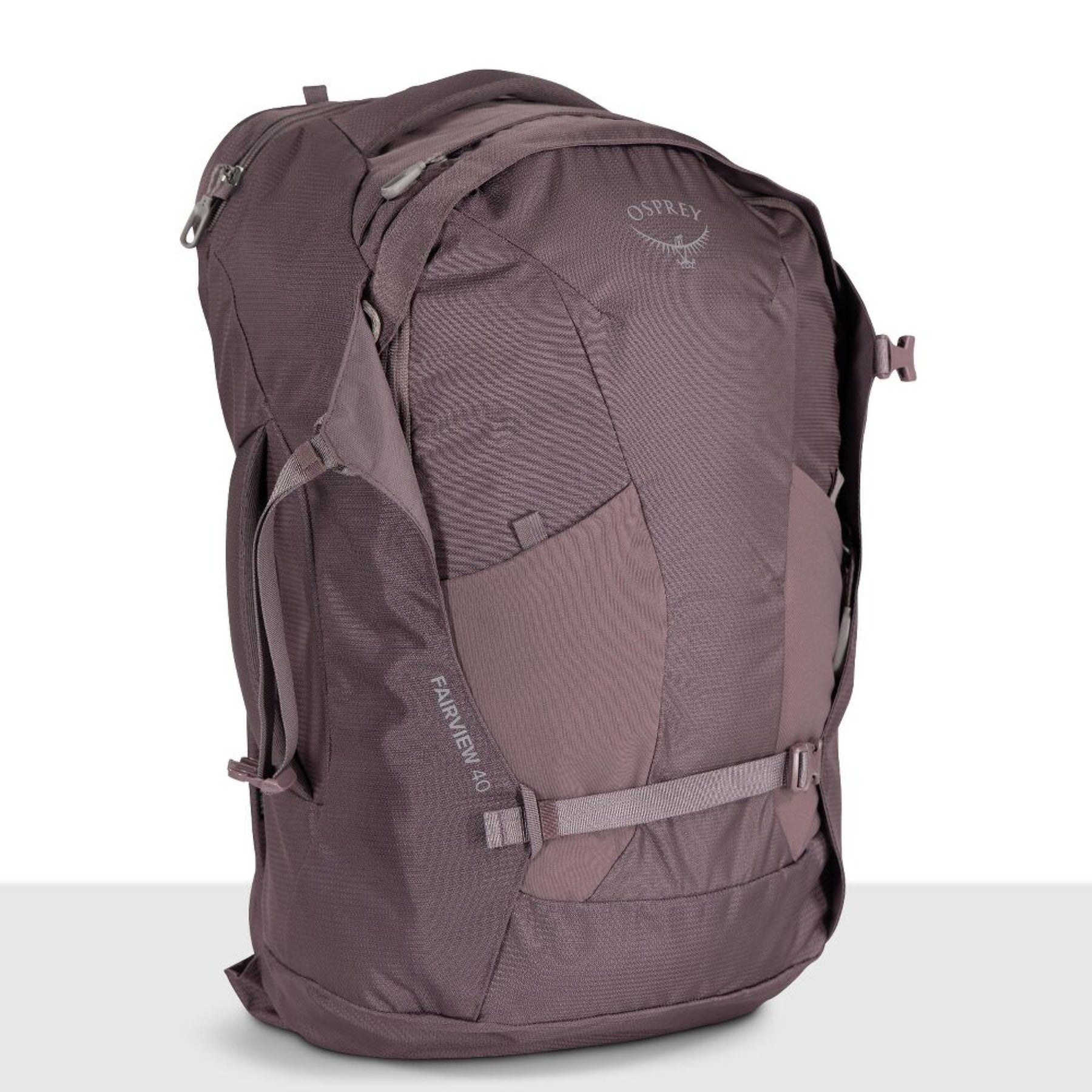 Osprey Fairview 40 Travel Pack zaino da viaggio donna da 40L con cinghie di compressione StraightJacket schienale regolabile e maniglia laterale per trekking e bagaglio a mano