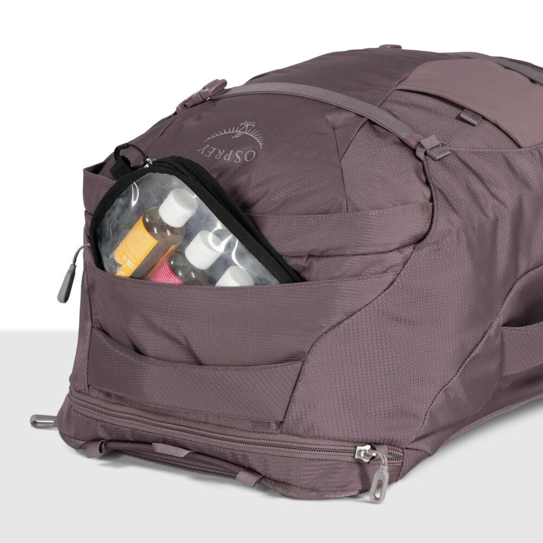 Osprey Fairview 40 Travel Pack zaino da viaggio donna da 40L con cinghie di compressione StraightJacket schienale regolabile e maniglia laterale per trekking e bagaglio a mano